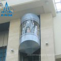 Panoramic Commercial Ascensores 4 Person Passenger Lift